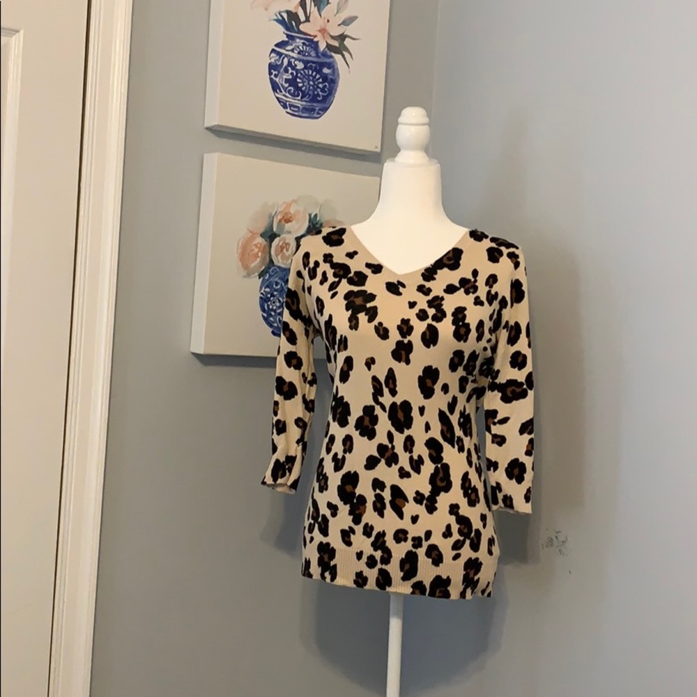Forever21 leopard print sweater